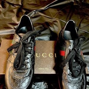 Gucci women guccissima black sneak